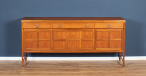 Retro Teak 1960s Nathan Squares Mid Century Sideboard