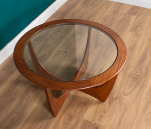 Retro Teak Round 'Astro' 'Fresco' Coffee Table By Victor Wilkins G Plan