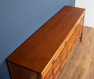 Retro Teak 1960s Nathan Squares Mid Century Sideboard