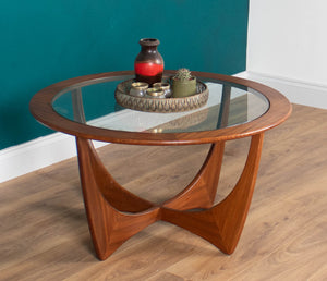 Retro Teak Round 'Astro' 'Fresco' Coffee Table By Victor Wilkins G Plan