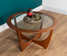 Load image into Gallery viewer, Retro Teak Round &#39;Astro&#39; &#39;Fresco&#39; Coffee Table By Victor Wilkins G Plan