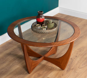 Retro Teak Round 'Astro' 'Fresco' Coffee Table By Victor Wilkins G Plan