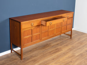 Retro Teak 1960s Nathan Squares Mid Century Sideboard