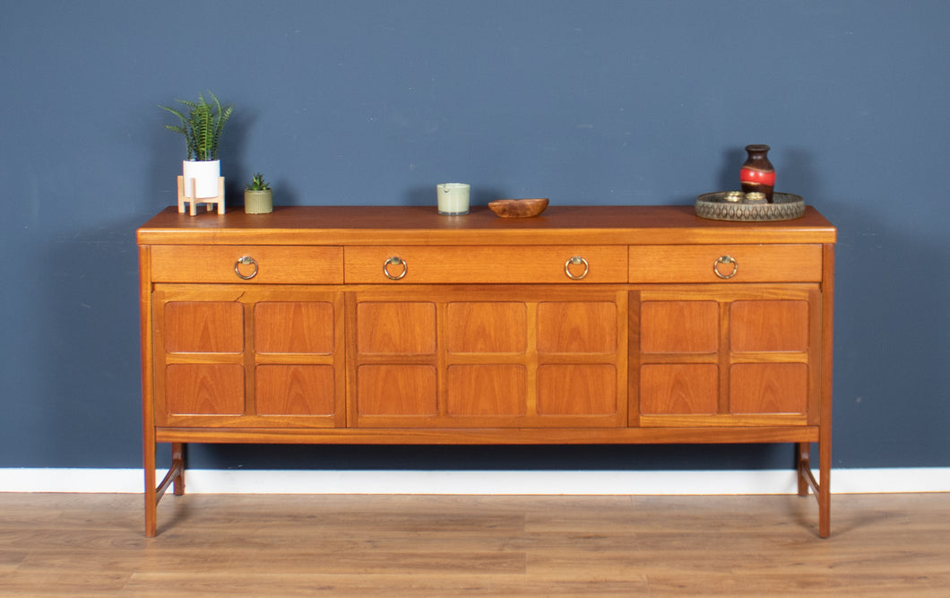 Retro Teak 1960s Nathan Squares Mid Century Sideboard