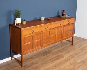 Retro Teak 1960s Nathan Squares Mid Century Sideboard