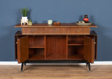 Load image into Gallery viewer, Retro Tola &amp; Black Ebonised Legs Librenza Sideboard E. Gomme for G-Plan, 1950s