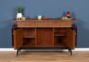 Retro Tola & Black Ebonised Legs Librenza Sideboard E. Gomme for G-Plan, 1950s