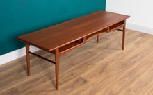 Load image into Gallery viewer, Retro Teak 1960s Danish Midcentury Long Coffee Table