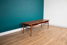 Load image into Gallery viewer, Retro Teak 1960s Danish Midcentury Long Coffee Table