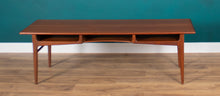 Load image into Gallery viewer, Retro Teak 1960s Danish Midcentury Long Coffee Table