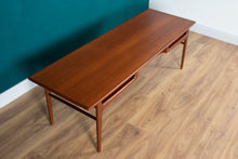 Load image into Gallery viewer, Retro Teak 1960s Danish Midcentury Long Coffee Table