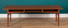 Load image into Gallery viewer, Retro Teak 1960s Danish Midcentury Long Coffee Table