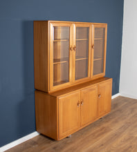 Load image into Gallery viewer, Vintage Ercol Elm Windsor Glazed Display Dresser Sideboard Model 803, 806