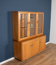 Load image into Gallery viewer, Vintage Ercol Elm Windsor Glazed Display Dresser Sideboard Model 803, 806