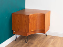 Load image into Gallery viewer, Retro Teak 1960s G Plan Fresco Corner Unit Bar Drinks Cabinet On Hairpin Legs