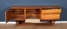 Load image into Gallery viewer, Teak 1960s Beutility Mid Century Sideboard With X Legs