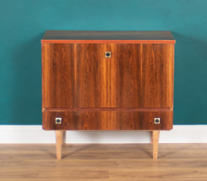 Retro Rosewood MidCentury Drinks Cabinet Bar Low Cabinet Sideboard