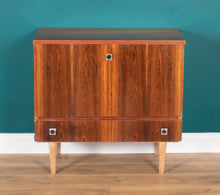 Load image into Gallery viewer, Retro Rosewood MidCentury Drinks Cabinet Bar Low Cabinet Sideboard