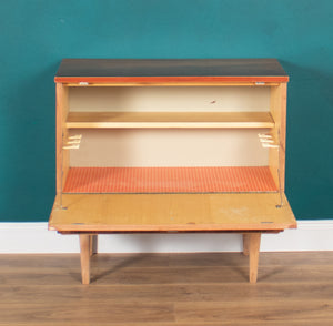 Retro Rosewood MidCentury Drinks Cabinet Bar Low Cabinet Sideboard