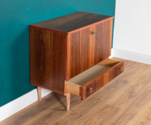 Load image into Gallery viewer, Retro Rosewood MidCentury Drinks Cabinet Bar Low Cabinet Sideboard