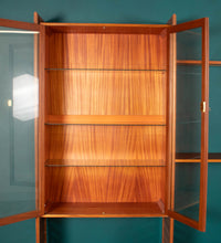 Load image into Gallery viewer, Retro Teak 1960s Mid Century Three Bay Ladder Shelving System