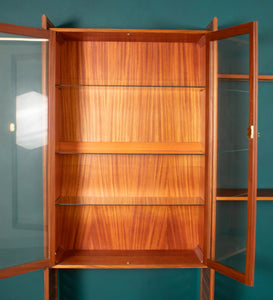 Retro Teak 1960s Mid Century Three Bay Ladder Shelving System