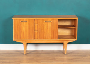 Retro Walnut 1960s Jentique Short Sideboard