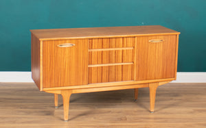 Retro Walnut 1960s Jentique Short Sideboard