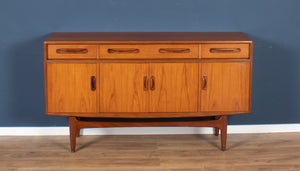 Retro Teak 1960s G Plan Fresco Short Sideboard By Victor Wilkins