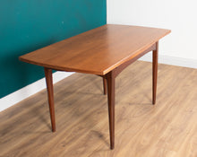 Load image into Gallery viewer, Retro Teak 1960s Elliots Of Newbury Mid Century Extending Dining Table &amp; 6 Chairs