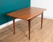 Load image into Gallery viewer, Retro Teak 1960s Elliots Of Newbury Mid Century Extending Dining Table &amp; 6 Chairs