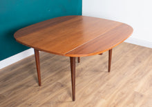 Load image into Gallery viewer, Retro Teak 1960s Elliots Of Newbury Mid Century Extending Dining Table &amp; 6 Chairs