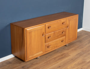 Vintage Retro Ercol Windsor Blonde Elm Sideboard