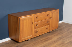 Vintage Retro Ercol Windsor Blonde Elm Sideboard