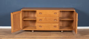 Vintage Retro Ercol Windsor Blonde Elm Sideboard