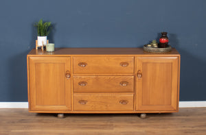 Vintage Retro Ercol Windsor Blonde Elm Sideboard