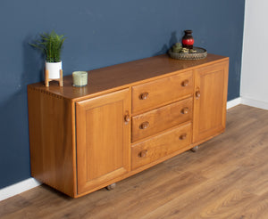 Vintage Retro Ercol Windsor Blonde Elm Sideboard