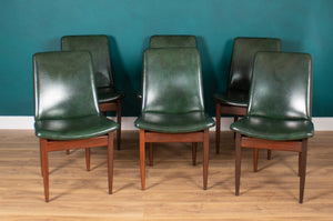 Retro Teak 1960s Elliots Of Newbury Mid Century Extending Dining Table & 6 Chairs