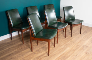 Retro Teak 1960s Elliots Of Newbury Mid Century Extending Dining Table & 6 Chairs