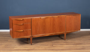 Retro Teak 1960s Mcintosh of Kirkcaldy Dunvegan Long Sideboard By Tom Robertson