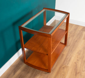 Retro Teak 1960s Meredew Drinks Serving Trolley