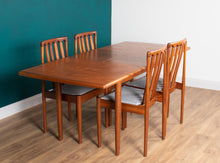 Load image into Gallery viewer, Retro Teak 1960s Meredew Dining Table &amp; 4 Chairs Mid Century