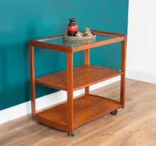 Load image into Gallery viewer, Retro Teak 1960s Meredew Drinks Serving Trolley