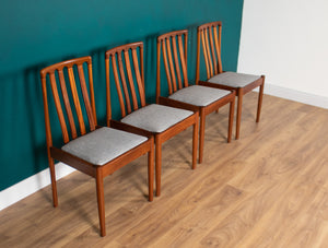 Retro Teak 1960s Meredew Dining Table & 4 Chairs Mid Century