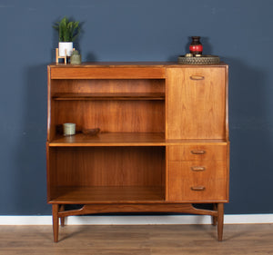 Retro Teak 1960s Long G Plan Scandi Mid Century High Sideboard