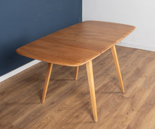 Load image into Gallery viewer, Retro Blonde Ercol Model 383 Dining Table &amp; Four Stick Back Kitchen Dining Chairs CHAIRS ONLY