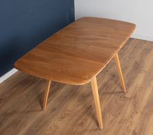 Load image into Gallery viewer, Retro Blonde Ercol Model 383 Dining Table &amp; Four Stick Back Kitchen Dining Chairs CHAIRS ONLY