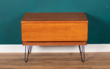 Load image into Gallery viewer, Retro Teak 1960s Tapley Console Side Lamp Table With Drawer