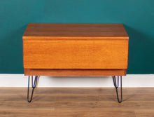 Load image into Gallery viewer, Retro Teak 1960s Tapley Console Side Lamp Table With Drawer