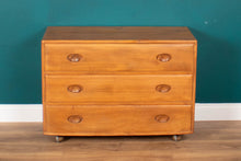 Load image into Gallery viewer, Vintage Restored Ercol Windsor Model 483 Chest Of Drawers Blonde Elm